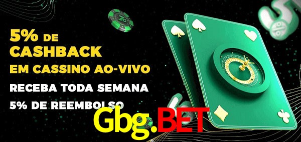 Promoções do cassino ao Vivo Gbg.Bet